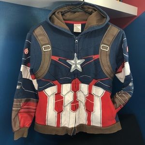Captain America Zipper Hoodie